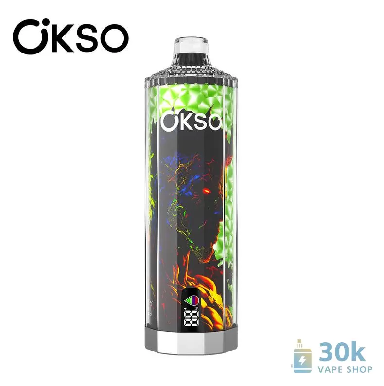 OKSO Shisha Hookah Mega 50K Disposable Vape – 50,000 Puffs & Triple Mesh Coil