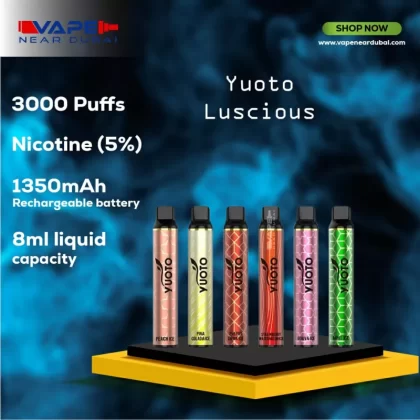 YUOTO Luscious Disposable Vape Dubai (3000 Puffs)
