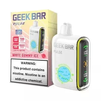 White Gummy Ice GEEK BAR Pulse