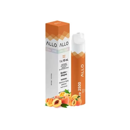 ALLO Ultra 2500 Disposable Vape - Peach (ON)