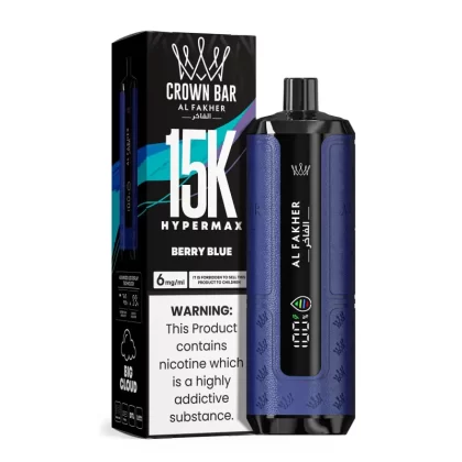 Al Fakher Crown Bar 15000 Puffs Disposable Vape | 15K Rechargeable Shisha Vape Pen
