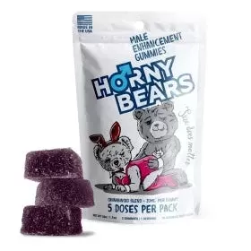 20mg Male Enhancement Gummies – D9, THCV, THCP, CBD – Horny Bears