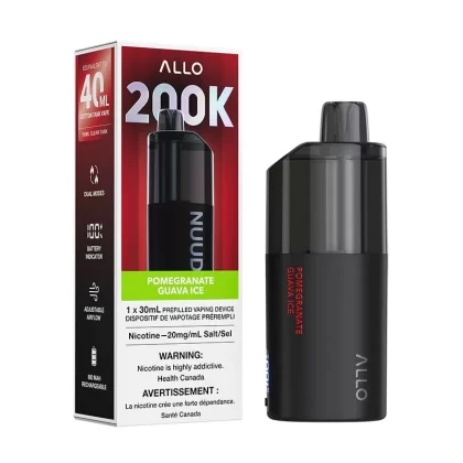 ALLO Nuud 200K Disposable Vape - Pomegranate Guava Ice