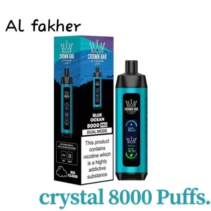 Al Fakher Crystal 8000 Puffs Crown Bar Wholesale Disposable Vapes