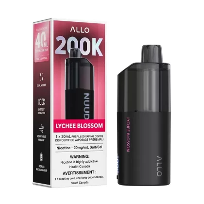 ALLO Nuud 200K Disposable Vape - Lychee Blossom