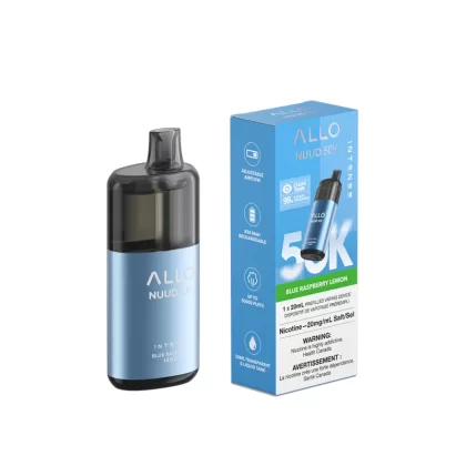 Allo Intense Nuud 50K Disposable Vape - Blue Raspberry Lemon (20mL)