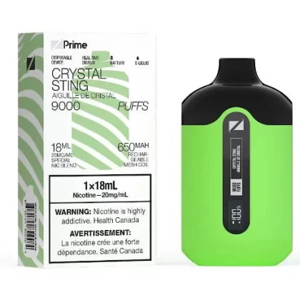 ZPrime Disposable Vape - ZPOD - 9K Puffs - Crystal Sting