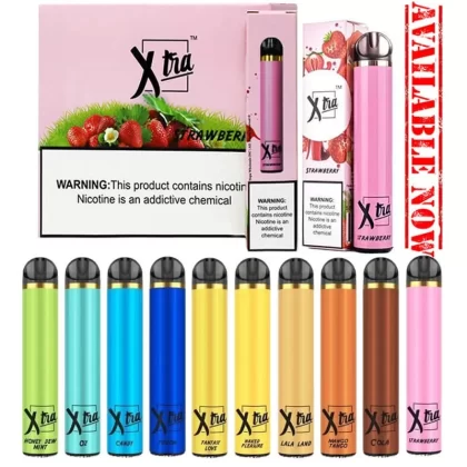 Xtra Disposable Vape Pen 1500puffs Puff Pre Filled 5ml Plus Cartridges Pods Vapor