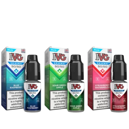 -5 IVG E Liquids 10ml – All Flavours – TPD