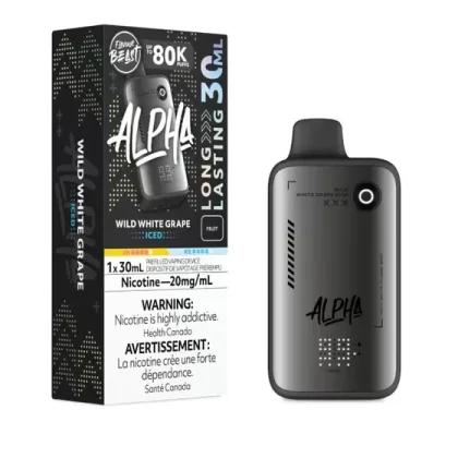 Wild White Grape Iced Flavour Beast ALPHA 80k Disposable Vape