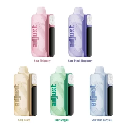 Adjust MySour – Disposable Vape Wholesale | 40k Puffs, 5% Strength option, Adjustable Sourness