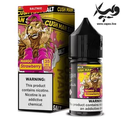 سالت نیکوتین نستی کاشمن انبه توت فرنگی Nasty Cushman Strawberry Saltni