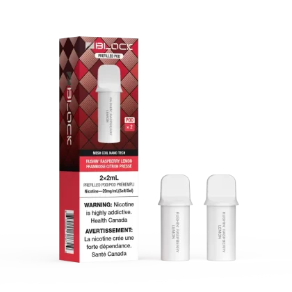 ZBlock Replacement Pods 2-Pack (2mL) - Rushin Raspberry Lemon