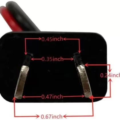 12V DC Battery Charging Cable For Predator 1400W 2000W 3500W Inverter Generator 5000 Watt Dual-Fuel Inverter Generator For Generac GP2500i For Pulsar 1200W 2-Stroke Generator