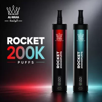 AL WAHA Rocket 200K Shisha Hookah Disposable Vape Wholesale MOQ 50