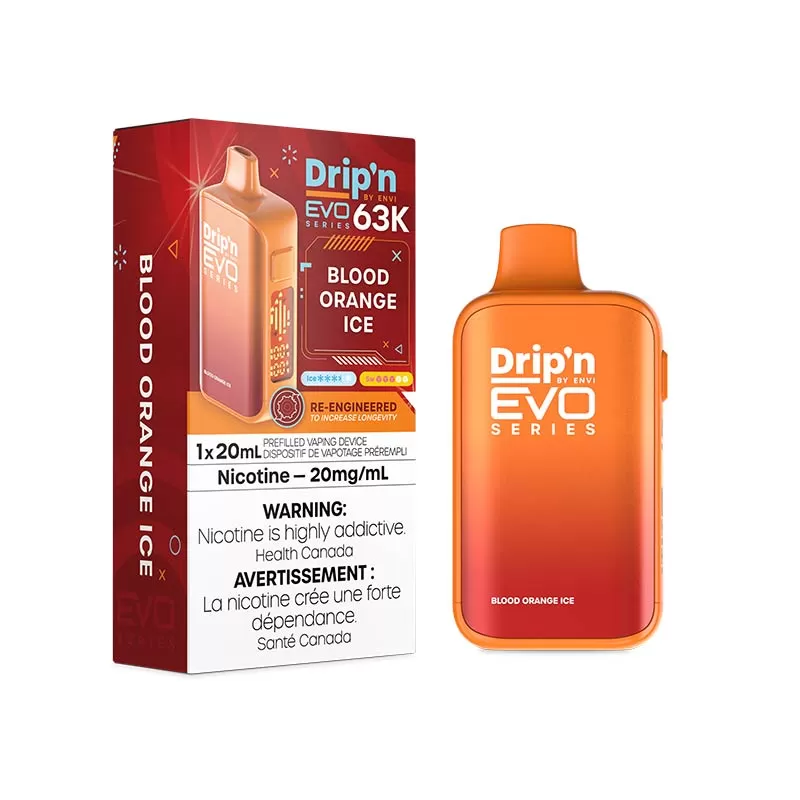 Drip'n by Envi EVO Series 63K Disposable - Blood Orange Ice (MB)