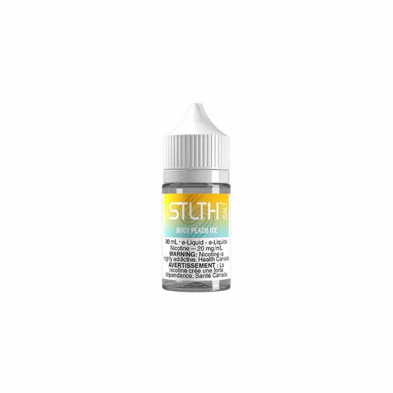 Stlth Salt Nic Vape Juice - Juicy Peach Ice (30ml)