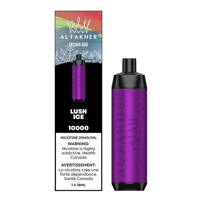 Crown Bar - Al Fakher - Disposable Vape 10K - Lush Ice