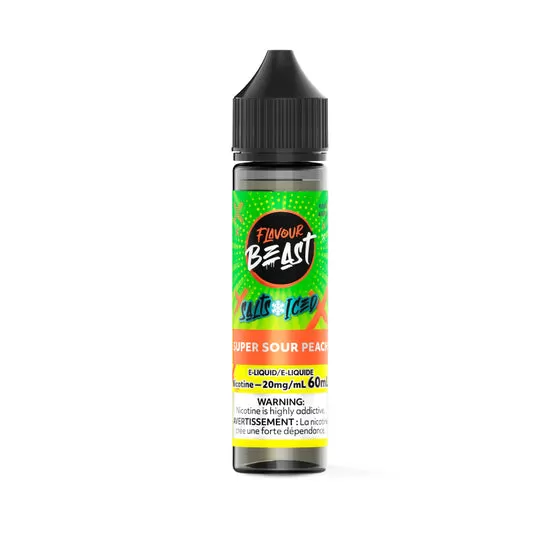 Flavour Beast Salt Juice - Super Sour Peach 60ml