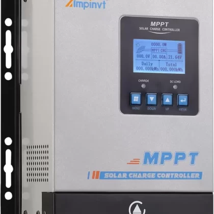 60amp MPPT Solar Charge Controller , 12v 24v 36v 48v auto Solar Battery Panel Regulator , max 150v PV Input, fit for Sealed, Gel, Flooded, and Lithium Batteries