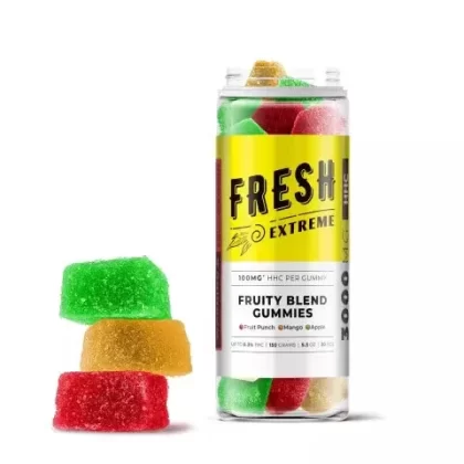 100mg HHC Cube Gummies – Fruity Blend – Fresh