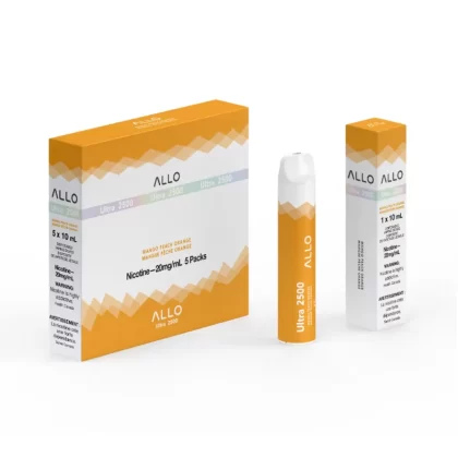 ALLO Ultra 2500 Disposable Vape - Mango Peach Orange