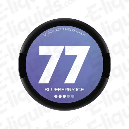 77 Blueberry Ice Nicotine Pouches