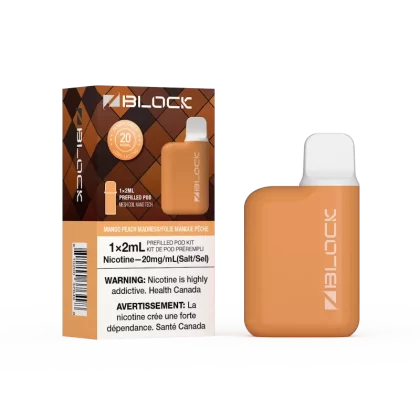 ZBlock Pod Vape Starter Kit (Device + 1 Pod) - Mango Peach Madness