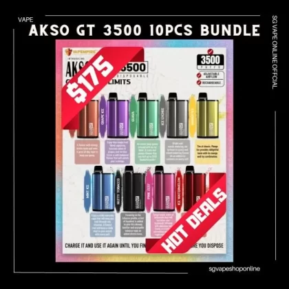 Akso GT 3500 10pcs bundle - delivery