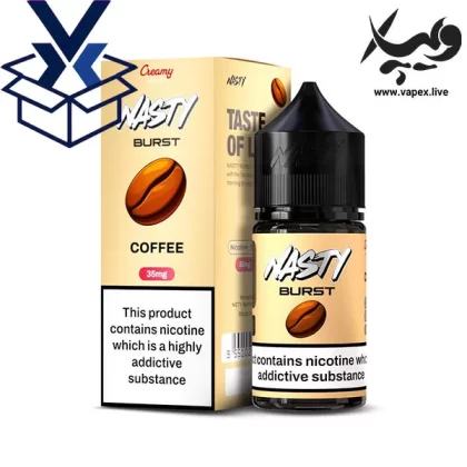 سالت نستی برست قهوه آنباکس شده NASTY Burst Coffee Unboxed