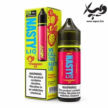 جویس نستی لیک توت فرنگی یخ | Nasty LIQ Strawberry Ice 60ML