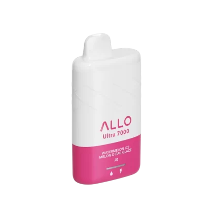 Allo Ultra - 7000 Puffs - Rechargeable Disposable Vape - Watermelon Ice
