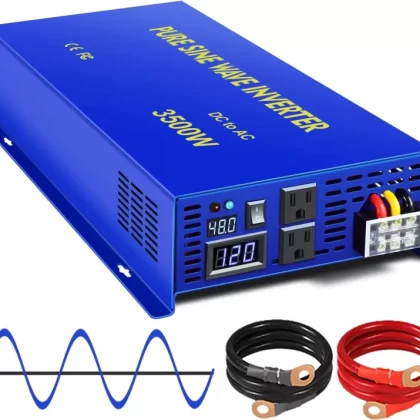 3500 Watt Pure Sine Wave Inverter 48V to 110V 120V AC Car Power Invert Surge 7000W Power Converter for Solar System.(3500W 48V 120V)