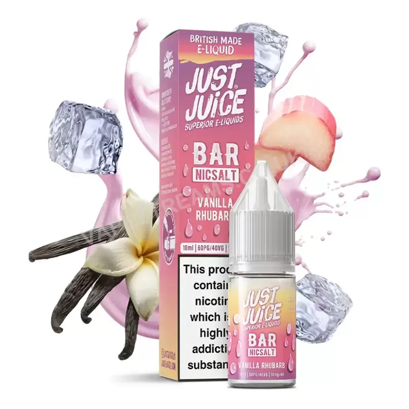 Just Juice Bar Vanilla Rhubarb Nic Salt E-Liquid