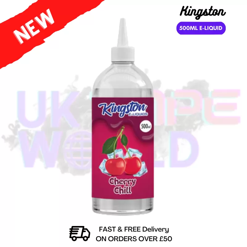 Kingston Cherry Chill 500ml Eliquid - Price
