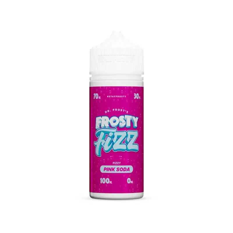 Dr Frost Frosty Fizz Pink Soda 100ml E-Liquid Shortfill