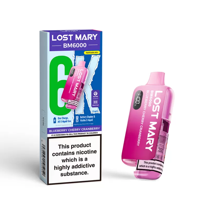 Lost Mary BM6000 Blueberry Cherry Cranberry Kit
