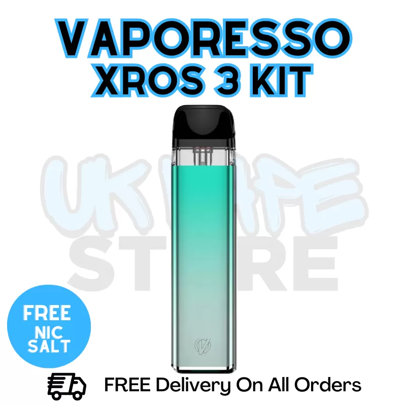 Mint Green Vaporesso Xros 3 Vape Kit - ONLY £16.99 | SHIPPING