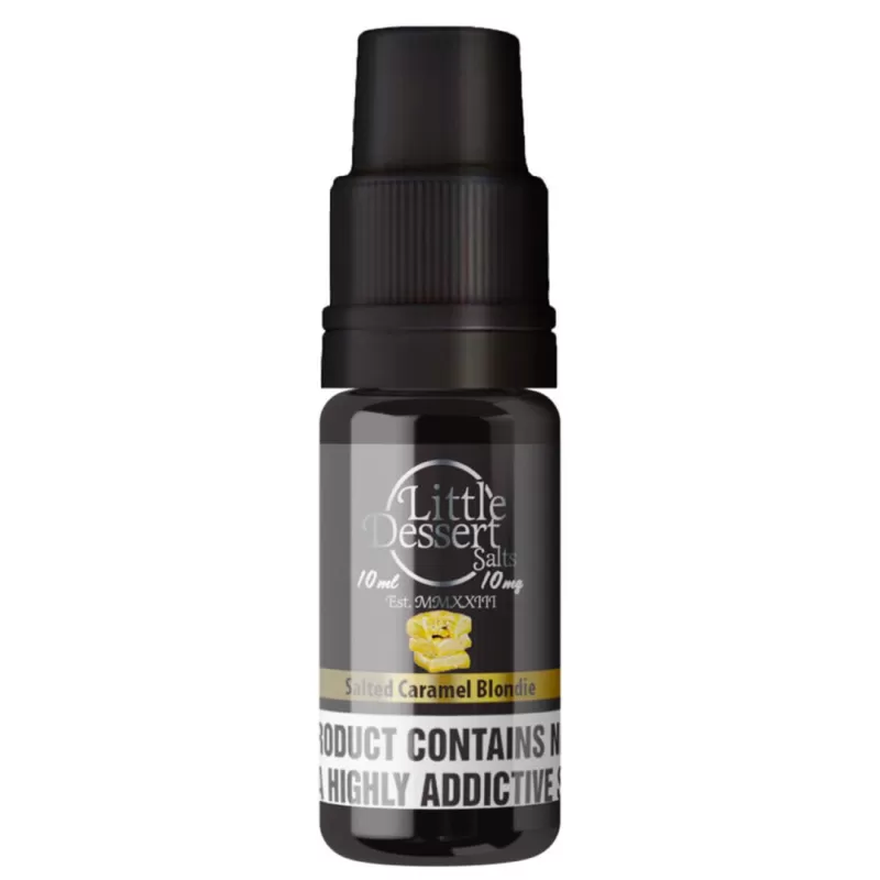 Salted Caramel Blondie 10ml Nic Salt By Little Desserts