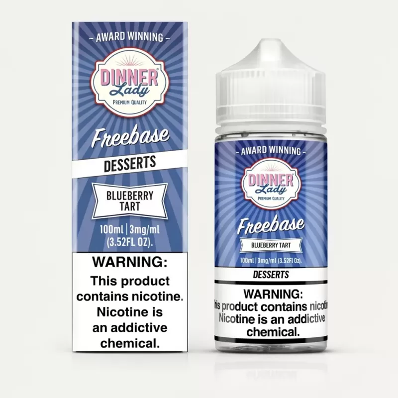 Blueberry Tart – Dinner Lady – 100mL – 70VG30PG Dessert Vape