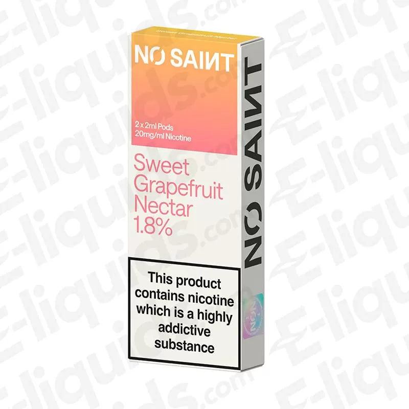 NO SAINT Sweet Grapefruit Nectar Prefilled Pod