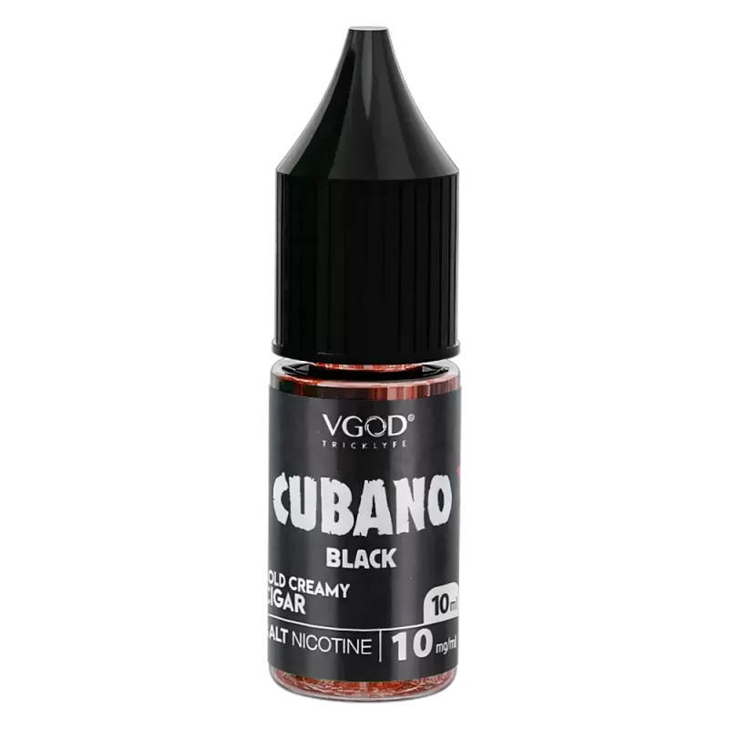 VGod Cubano Black Nic Salt 10ml - 5 Pack