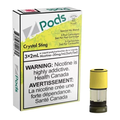 Z POD 2% 3 X 2ML – CRYSTAL STING (SOUR MOUTH)