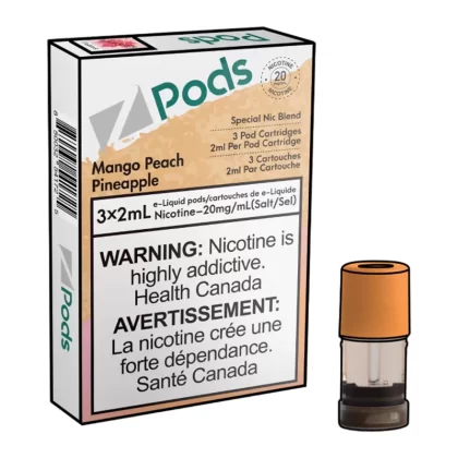 Z POD 2% 3 X 2ML – MANGO PEACH PINEAPPLE