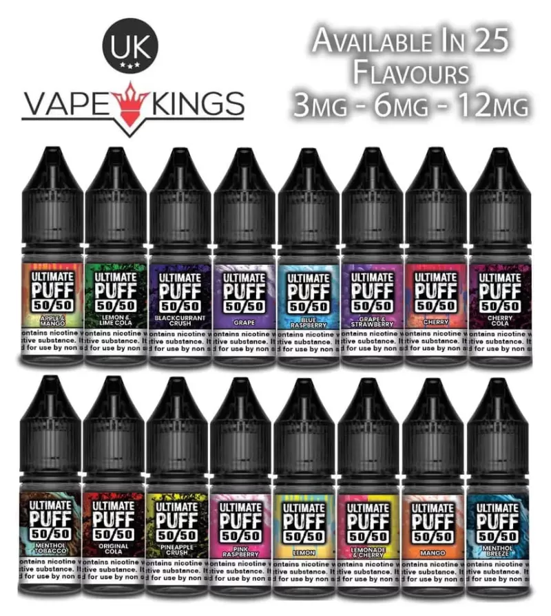 Ultimate Puff 10ml | 12MG | 50VG/50PG