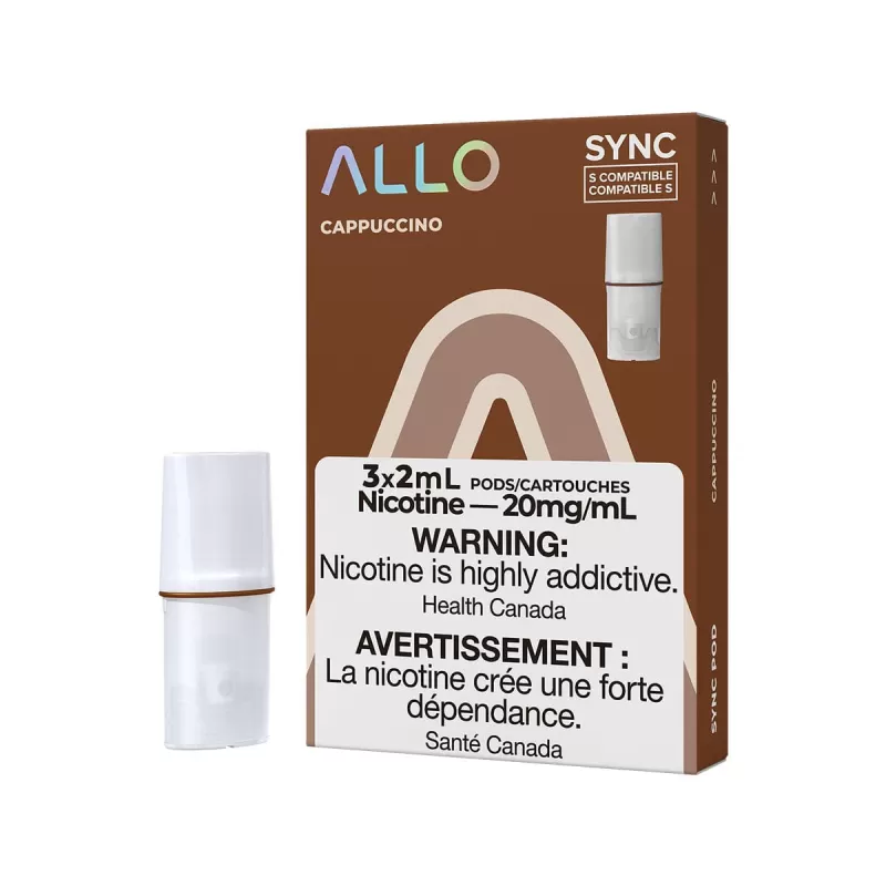 STLTH Compatible Allo Sync Cappuccino Vape Pods