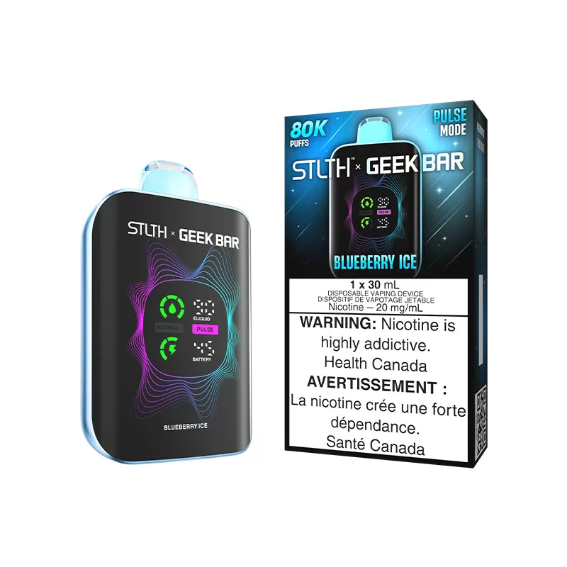 Blueberry Ice - STLTH X GEEK BAR 80K Disposable Vape