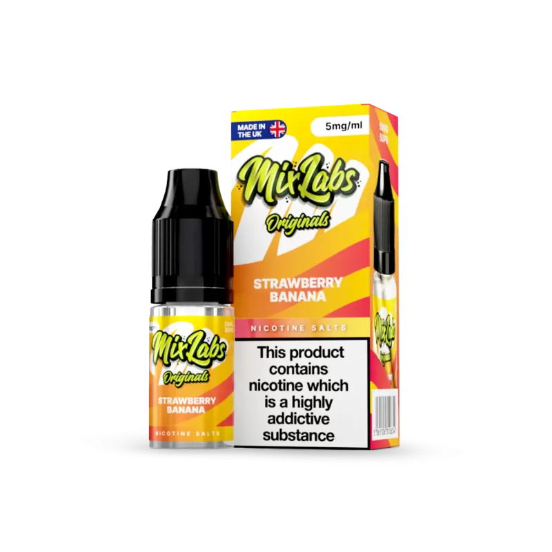 Strawberry Banana Mix Labs Nic Salt