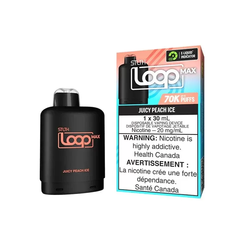 STLTH Loop Max 70K Pod – Juicy Peach Ice