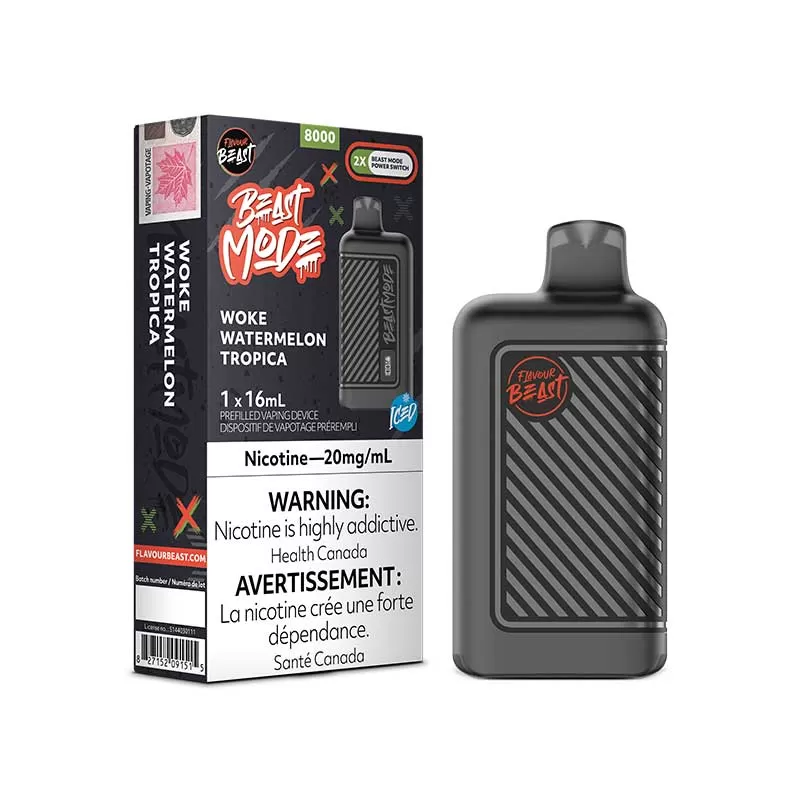 Flavour Beast Beast Mode 8K Disposable - Woke Watermelon Tropica Iced (ON)